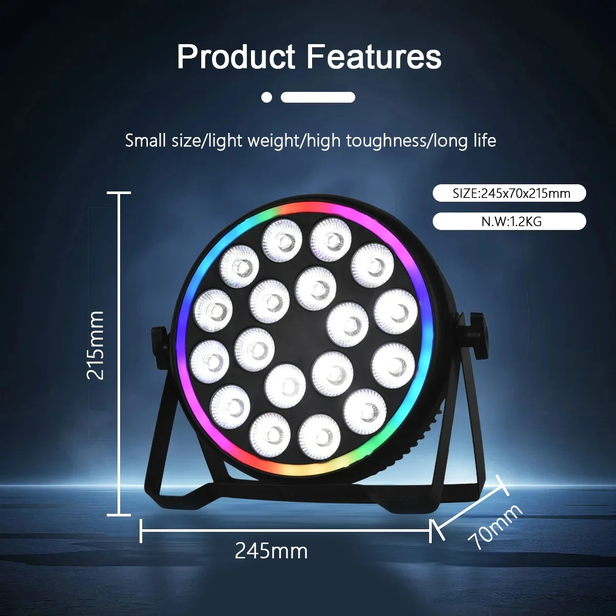 Event & Party Supply Photos - Lampu LED Par 4-in-1 RGBW 180W