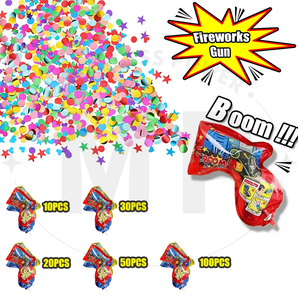 10 ~ 100 Buah Warna Acak Strea - Confetti Cannon Tube ulasan dan harga