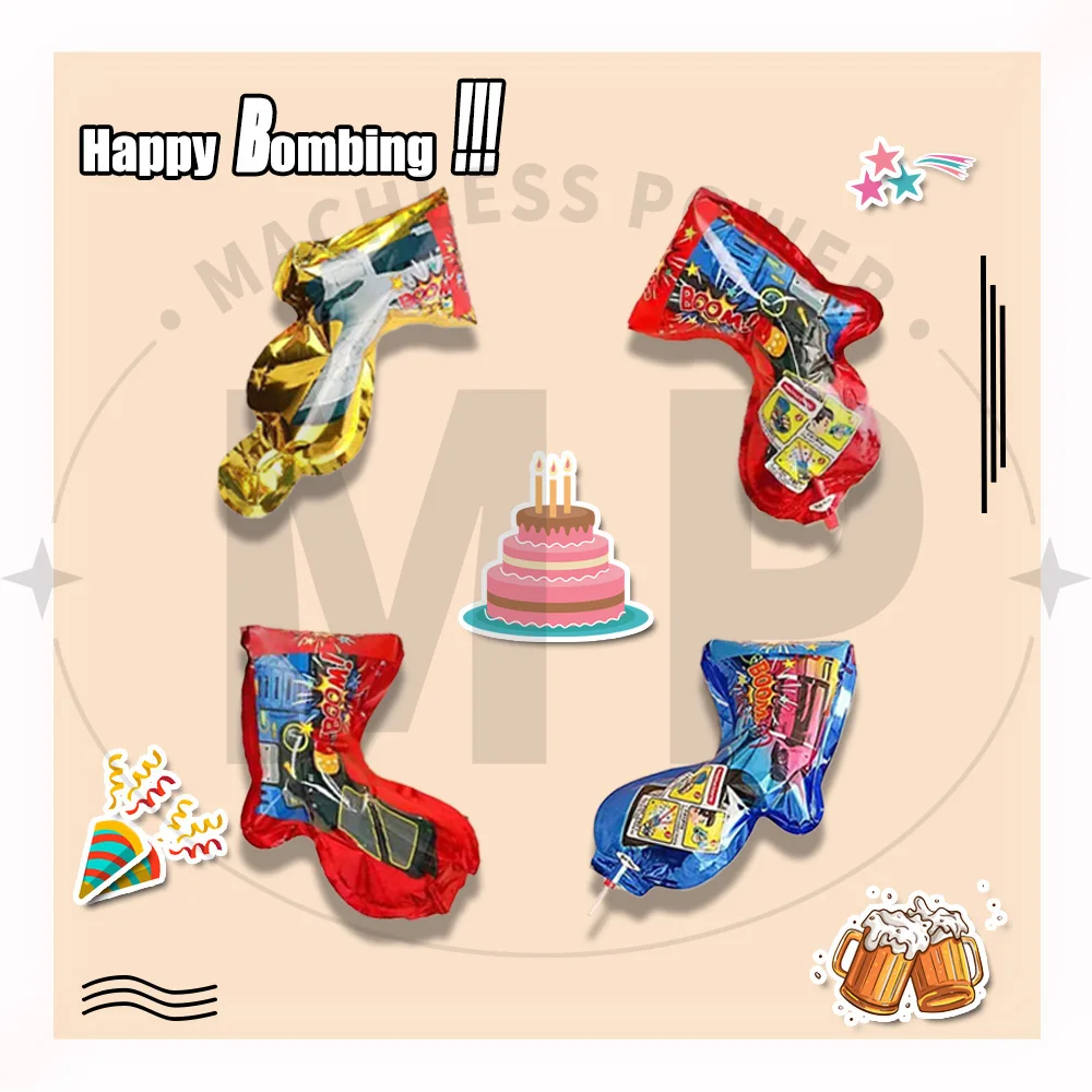 10 ~ 100 Buah Warna Acak Strea - Confetti Cannon Tube ulasan dan harga