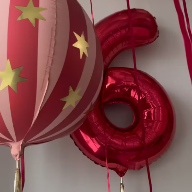 3pcs Balon Angka Karnaval Mera - Balloon Pump Hand ulasan dan harga
