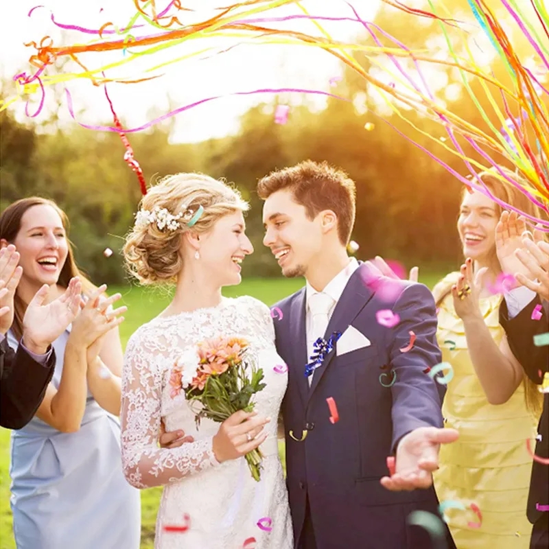 10 bungkus pita putih Poppers  - Confetti Cannon Tube ulasan dan harga