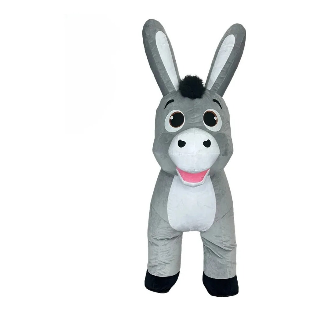 Kostum Maskot Keledai Abu-abu  - Event & Party Supply Photos ulasan dan harga