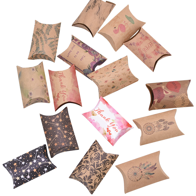 10/20/50Pcs Kraft Kertas Kotak - Event Party Box ulasan dan harga