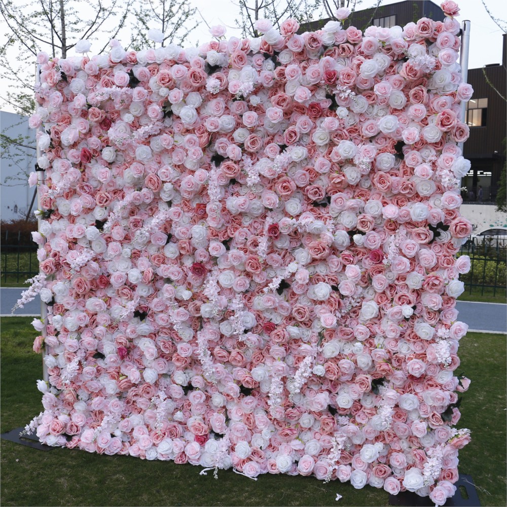 Uflower 5D Bunga Mawar Kain Pi - Flower Wall Panel ulasan dan harga
