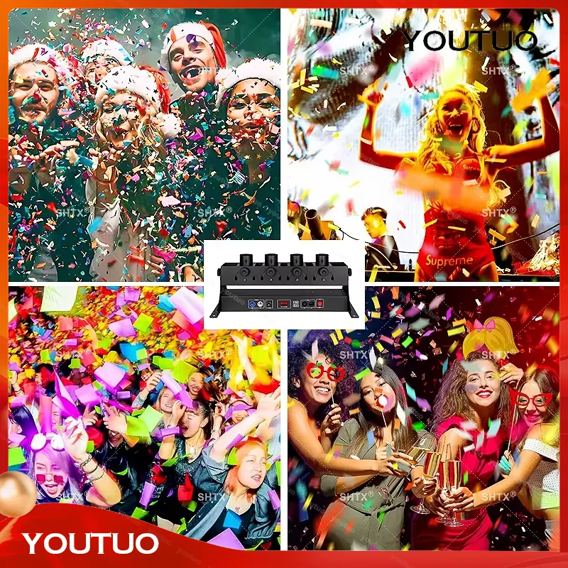 untuk SHTX Four Head Electroni - Confetti Cannon Tube ulasan dan harga