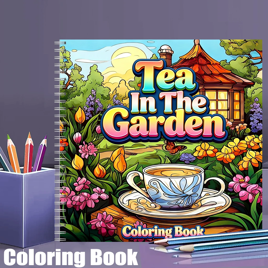 Buku Mewarnai Tea In The Garde - Supply Event ulasan dan harga