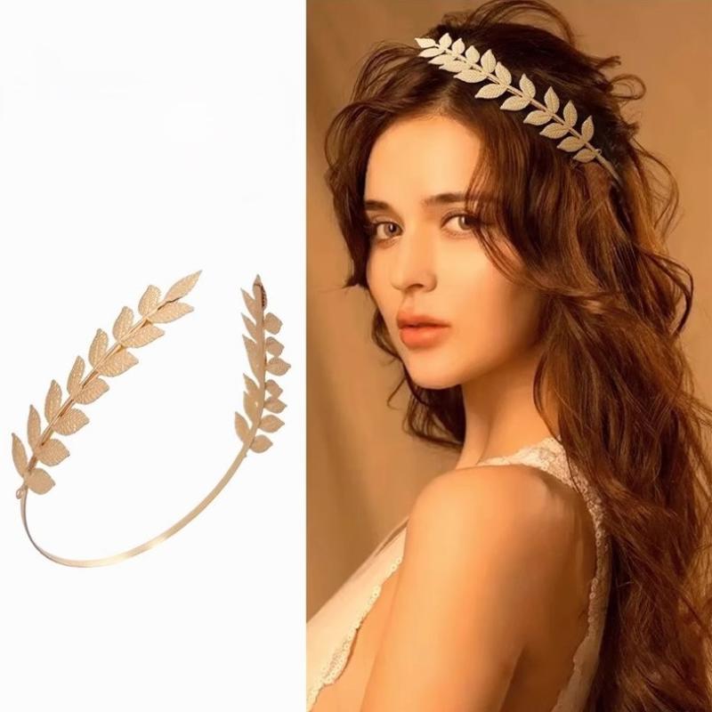 【B】Bando Daun Warna Emas Retro - Event Suppliers ulasan dan harga